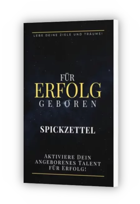 Für Erfolg geboren - Spickzettel - Thin - Shadow 1