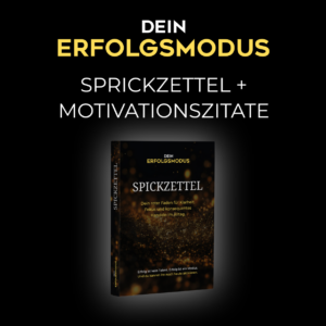 Dein Erfolgsmodus | Spickzettel + Motivation